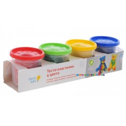 Набор для лепки Тесто-пластилин 4 цвета Genio kids TA1010